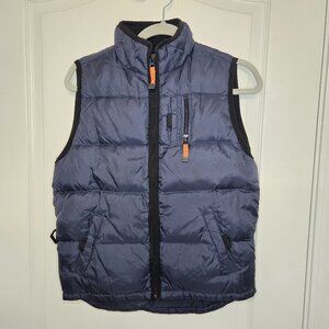 Kids GAP Blue/Gray Puffer Vest Boys/Girls/Unisex Large / 10 /  Down and feathers